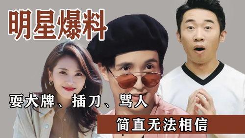 娱乐圈的瓜的爆料人,揭秘明星背后的真实人生